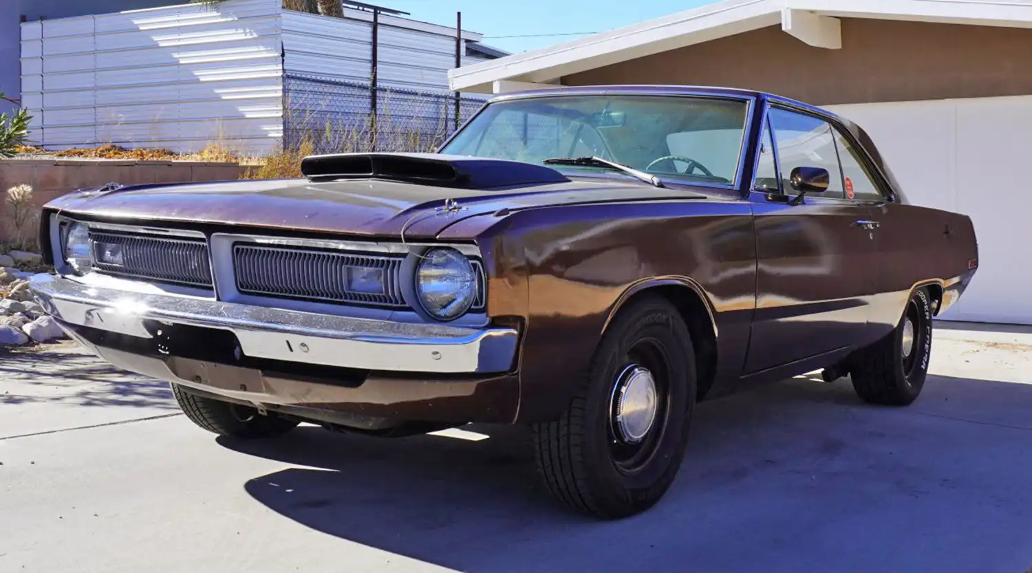 1971 Plymouth Valiant Scamp: Brown Beauty with a Beastly Heart