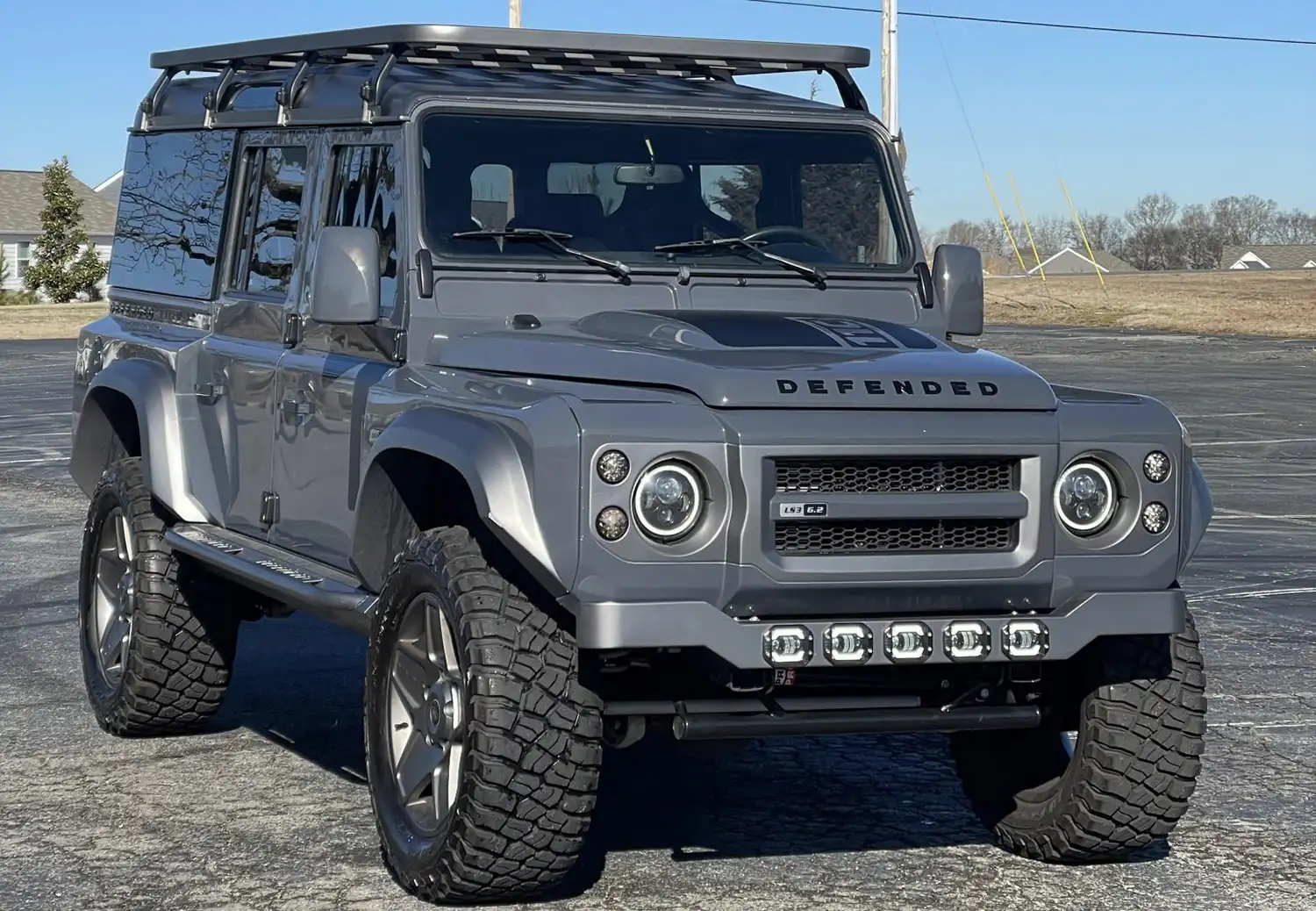 Redefined Ruggedness: 1997 Land Rover Defender 110 with LS3 V8