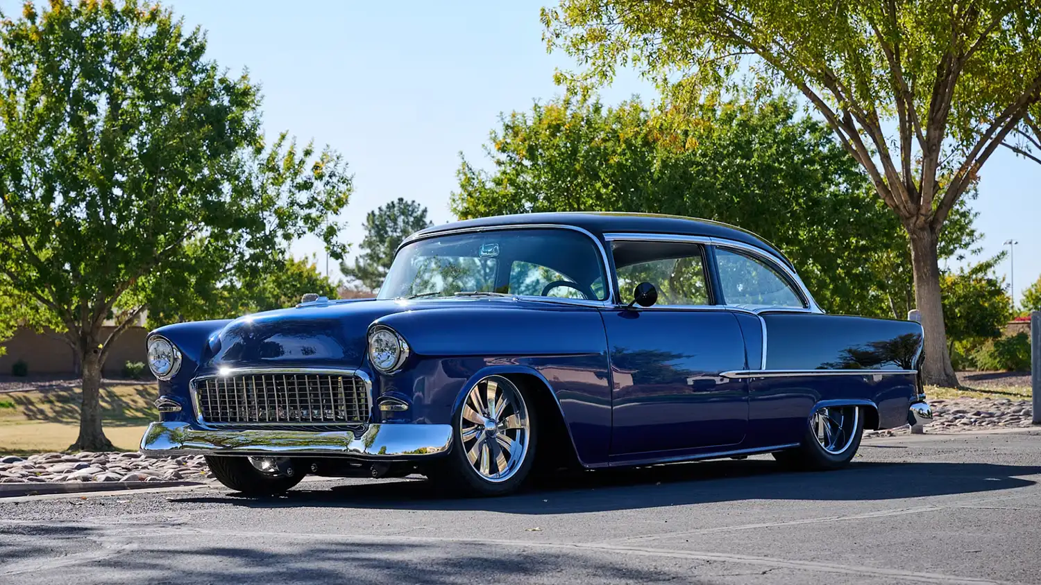 A Symphony in Steel: 1955 Chevrolet Bel Air Custom Hardtop