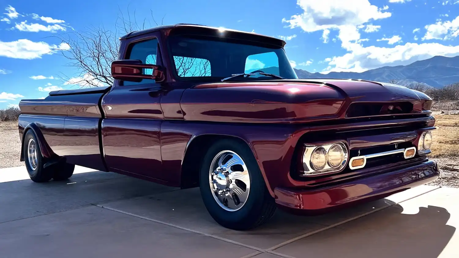 A Burgundy Beauty: The 1964 GMC 2500 Custom Pickup