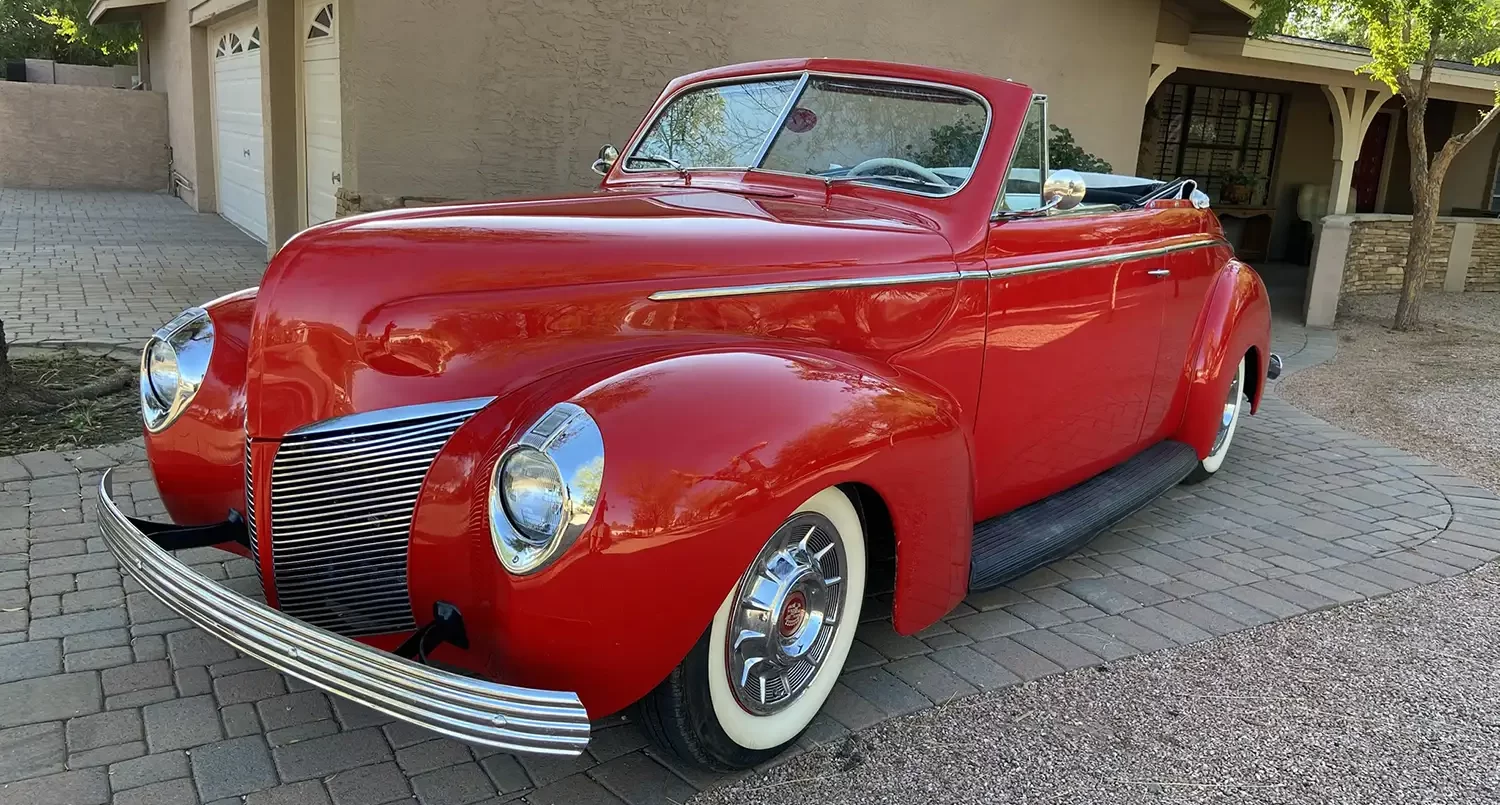 Classic Beauty Cruiser: 1940 Mercury Eight Convertible