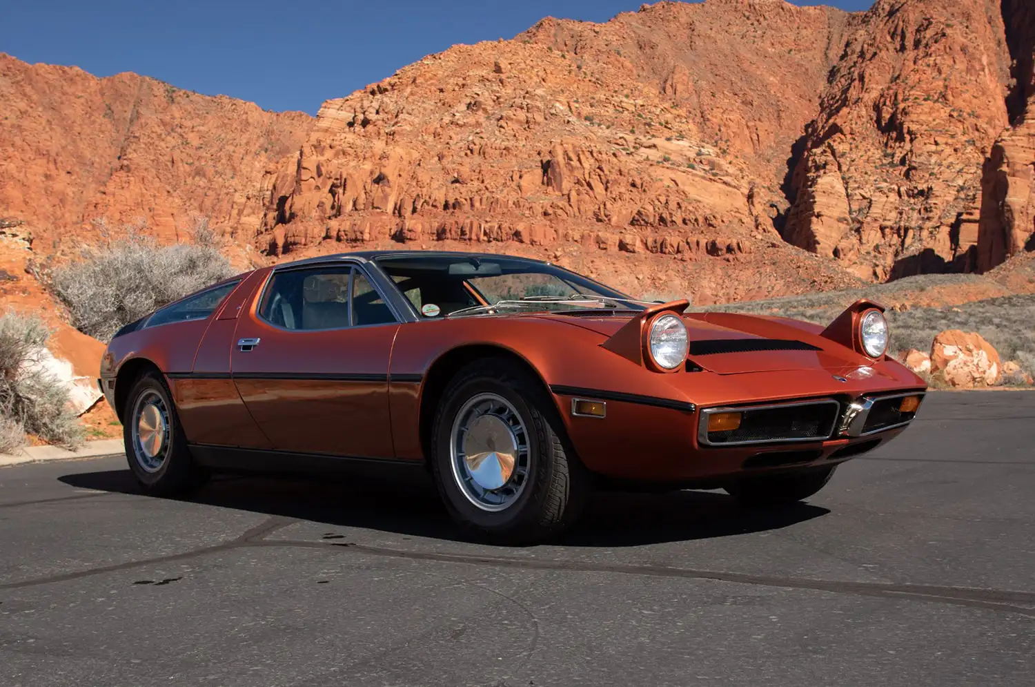 Copper Comet: A 1974 Maserati Bora with a Storied Past