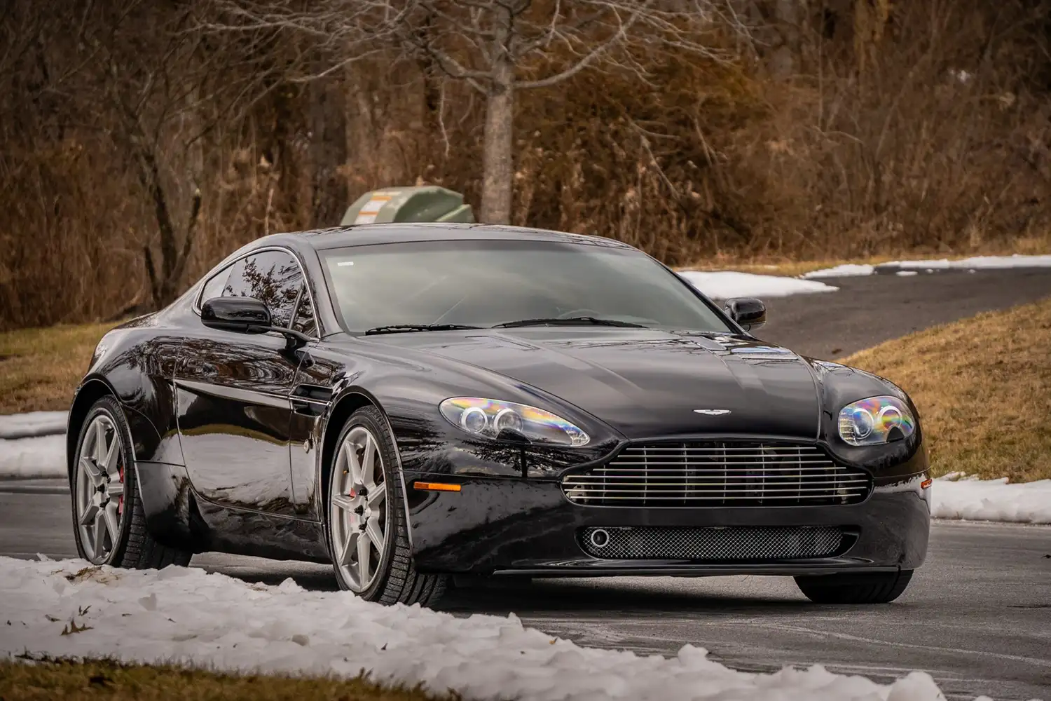 Red & Black Reign: The 2008 Aston Martin V8 Vantage