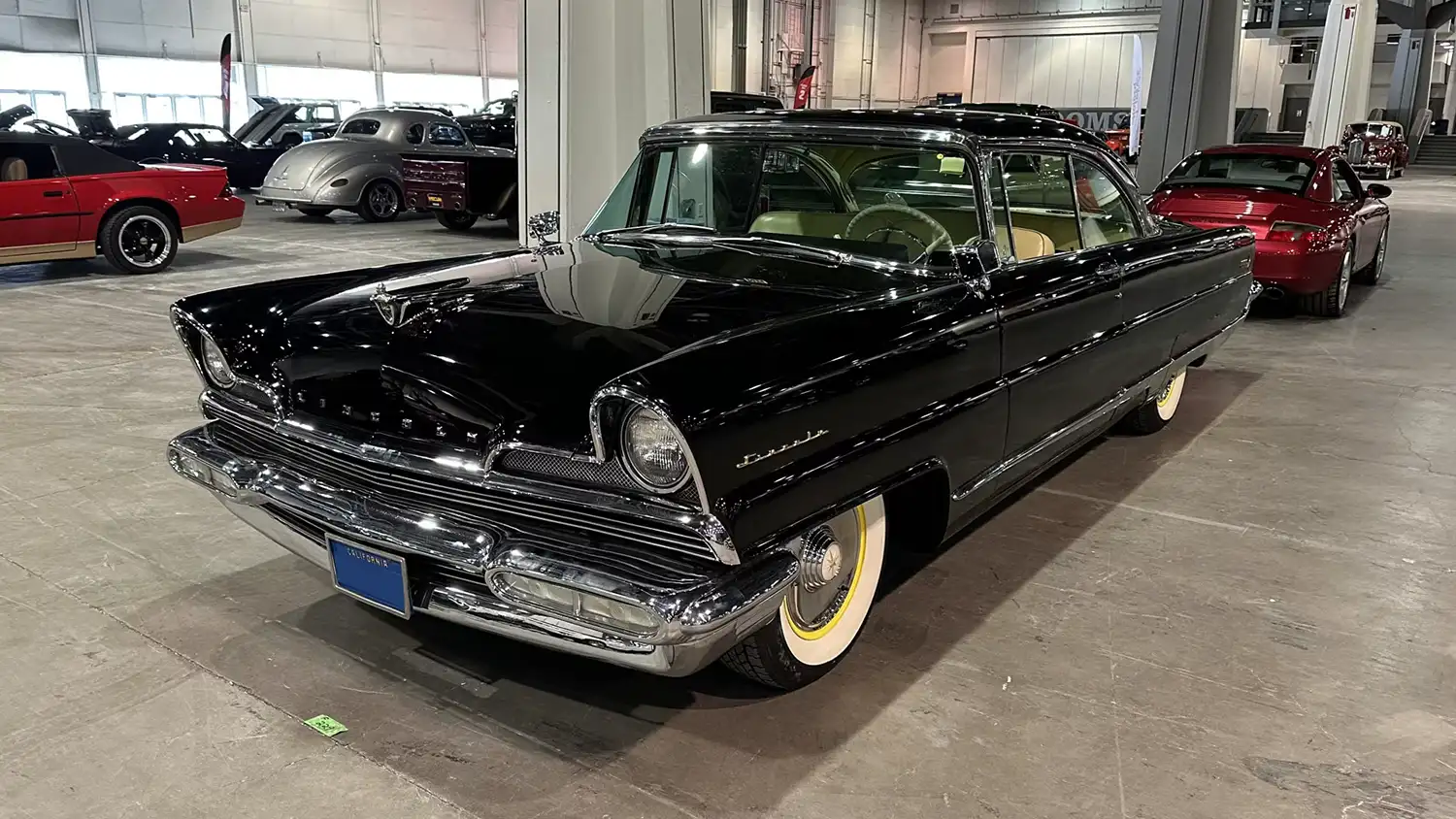 Black and Yellow Beauty: A 1956 Lincoln Premiere