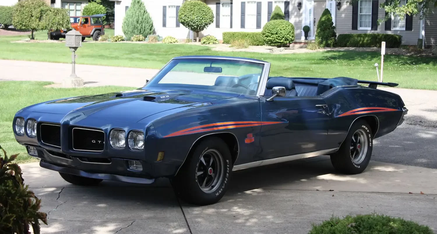 Atoll Blue Icon: A Numbers-Matching 1970 Pontiac GTO Convertible