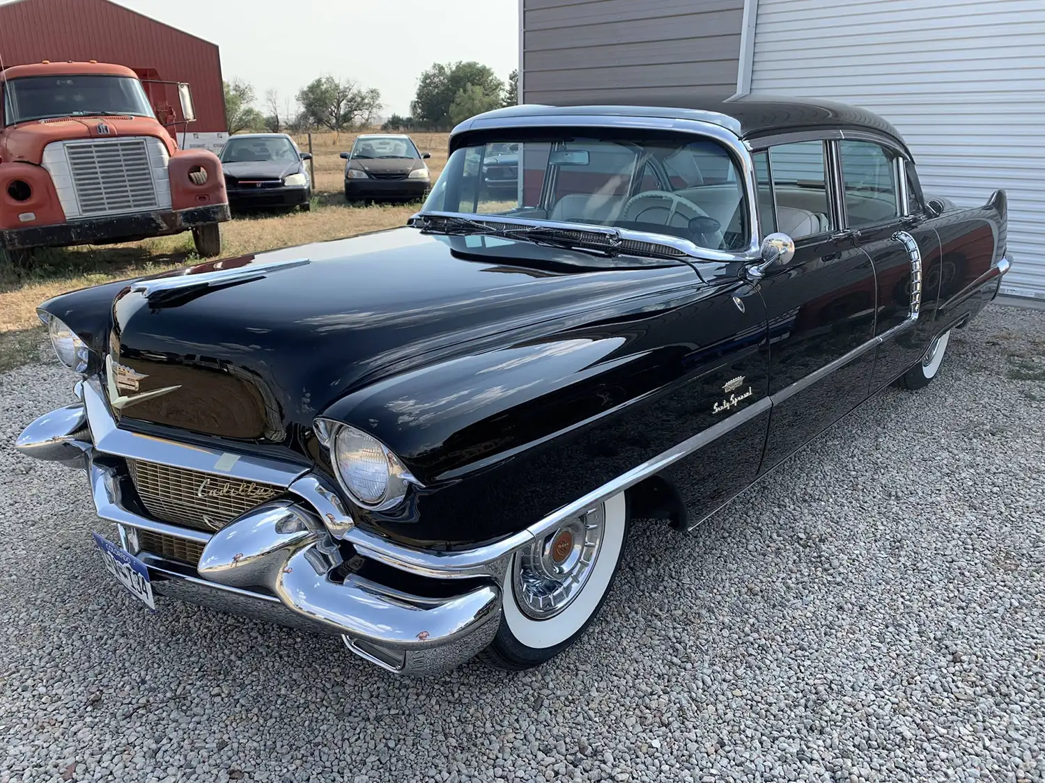 Sixty Special Serenade: A 1956 Cadillac in Midnight Black Elegance