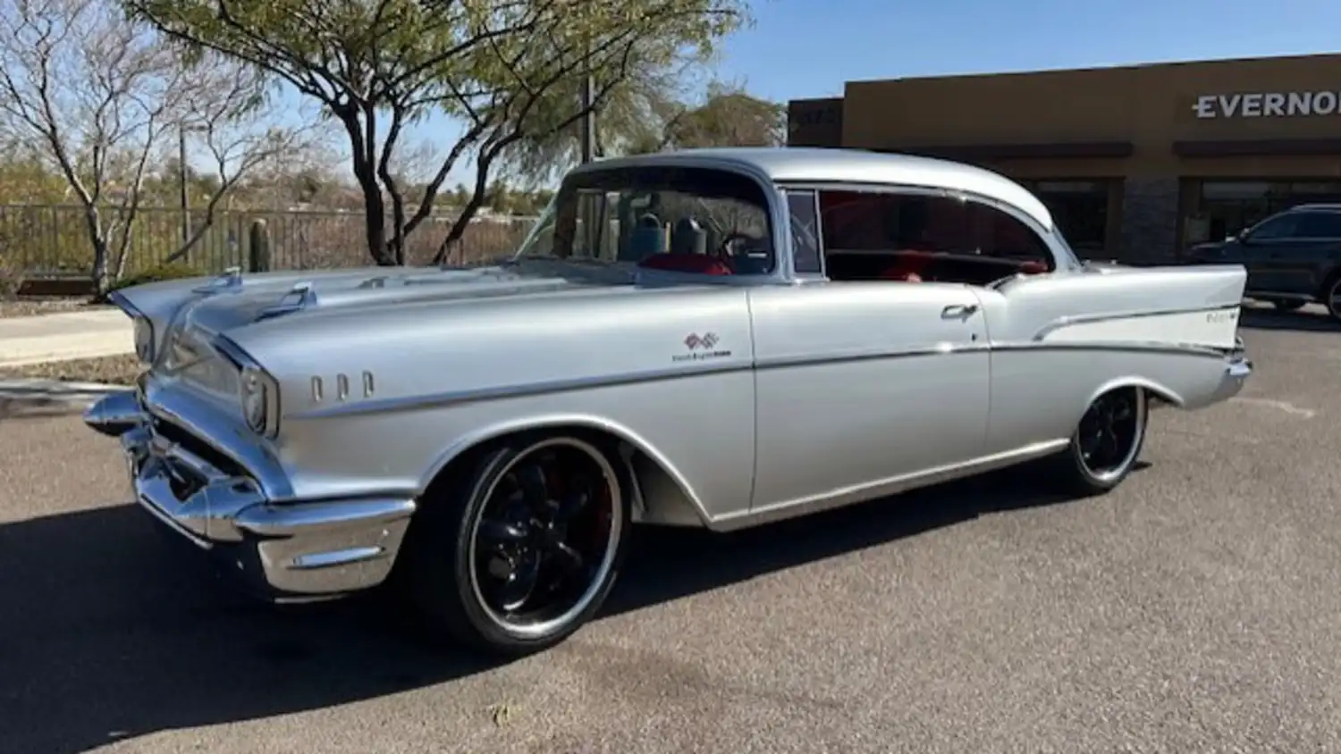 1957 Chevy Bel Air: A Restomod Masterpiece – Silver and Stunning