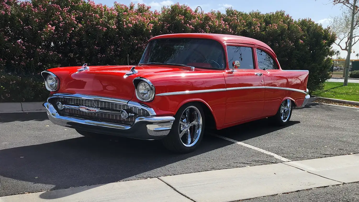 1957 Chevrolet 210 Coupe: Red Hot and Ready to Roll – A Fuel-Injected Classic