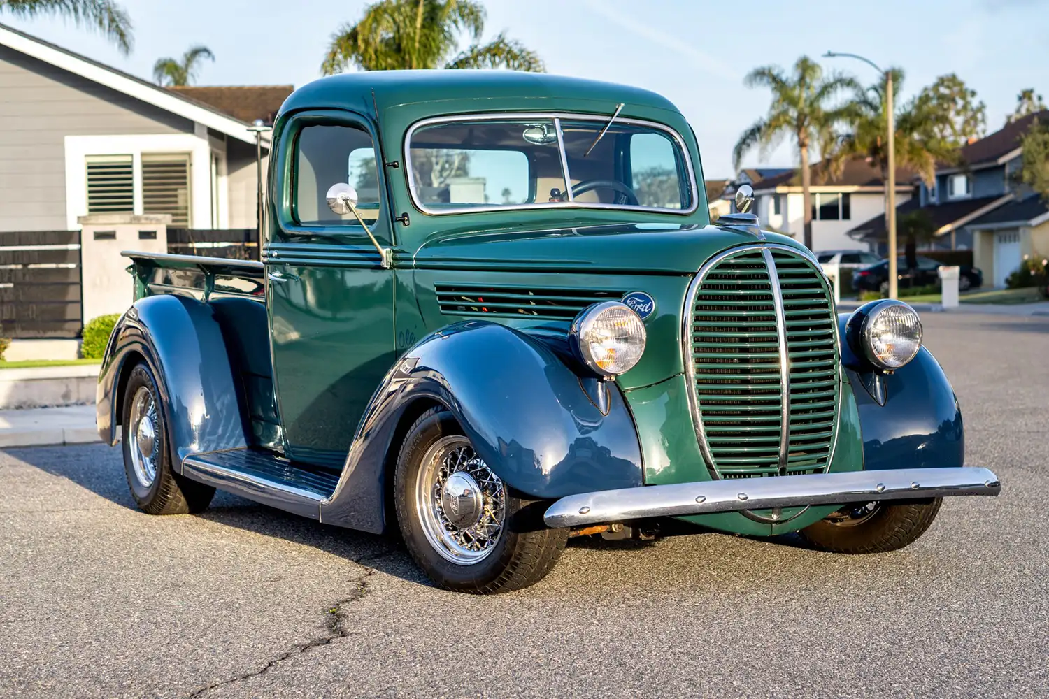 Azure Ace: A 1939 Ford Pickup Hot Rod with Vintage Charm and Modern Muscle