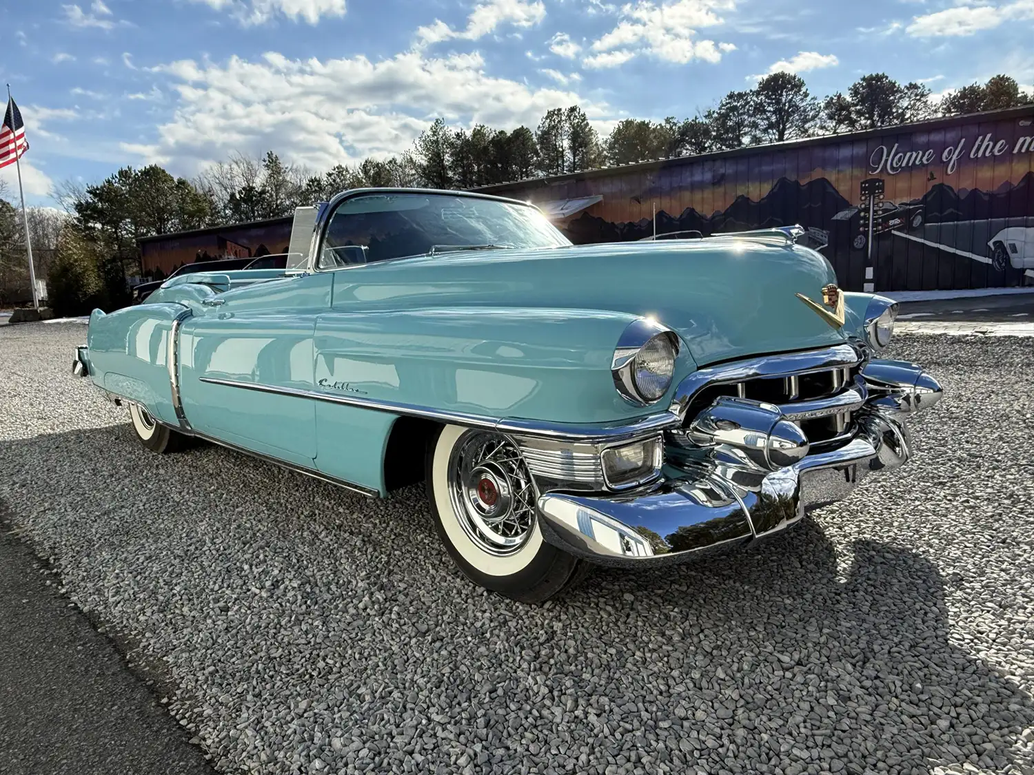 Azure Dream: A 1953 Cadillac Eldorado Convertible, a Symbol of American Automotive Grandeur