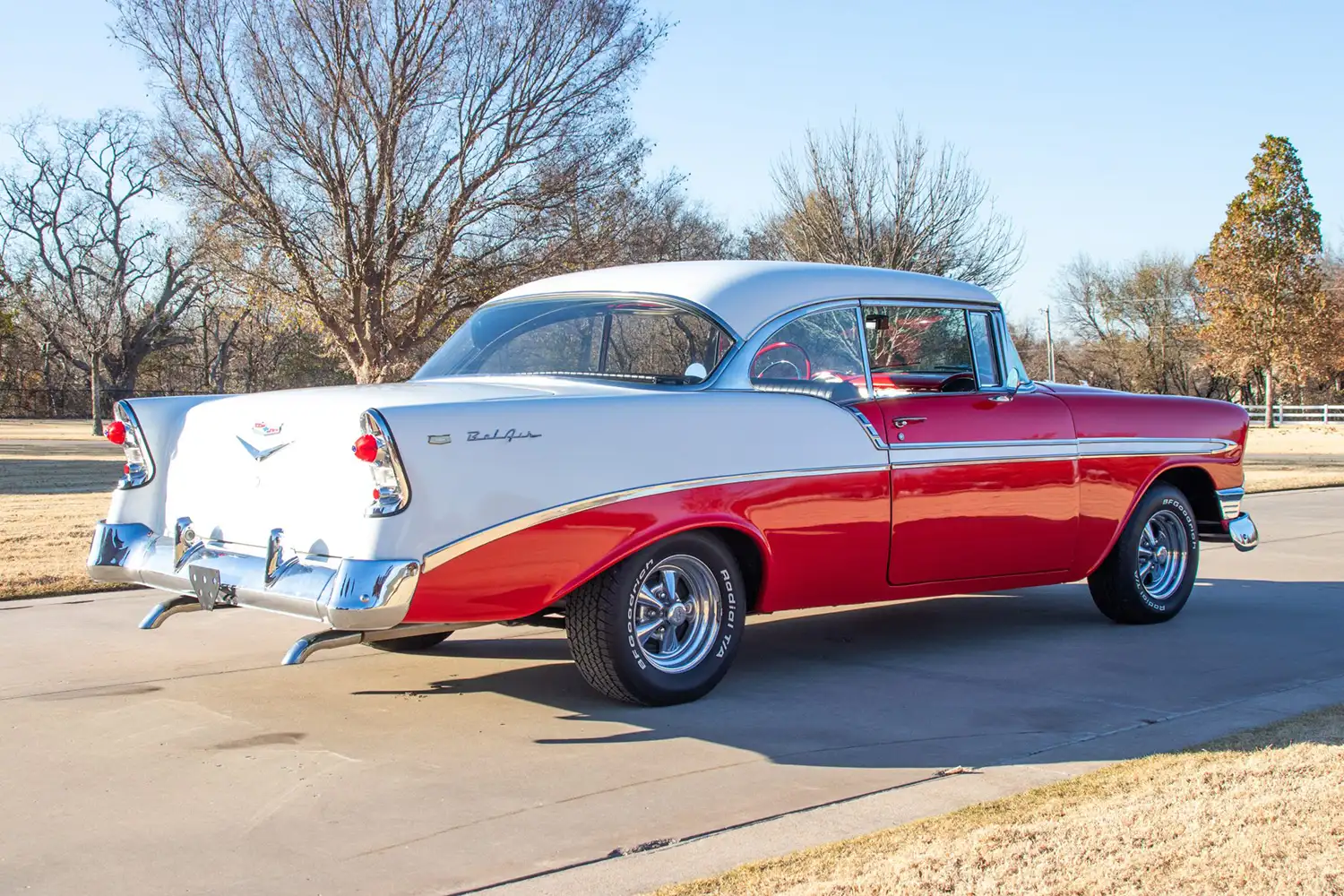 1956 Chevrolet Bel Air 2-Door Hardtop: A Viper Red Stunner