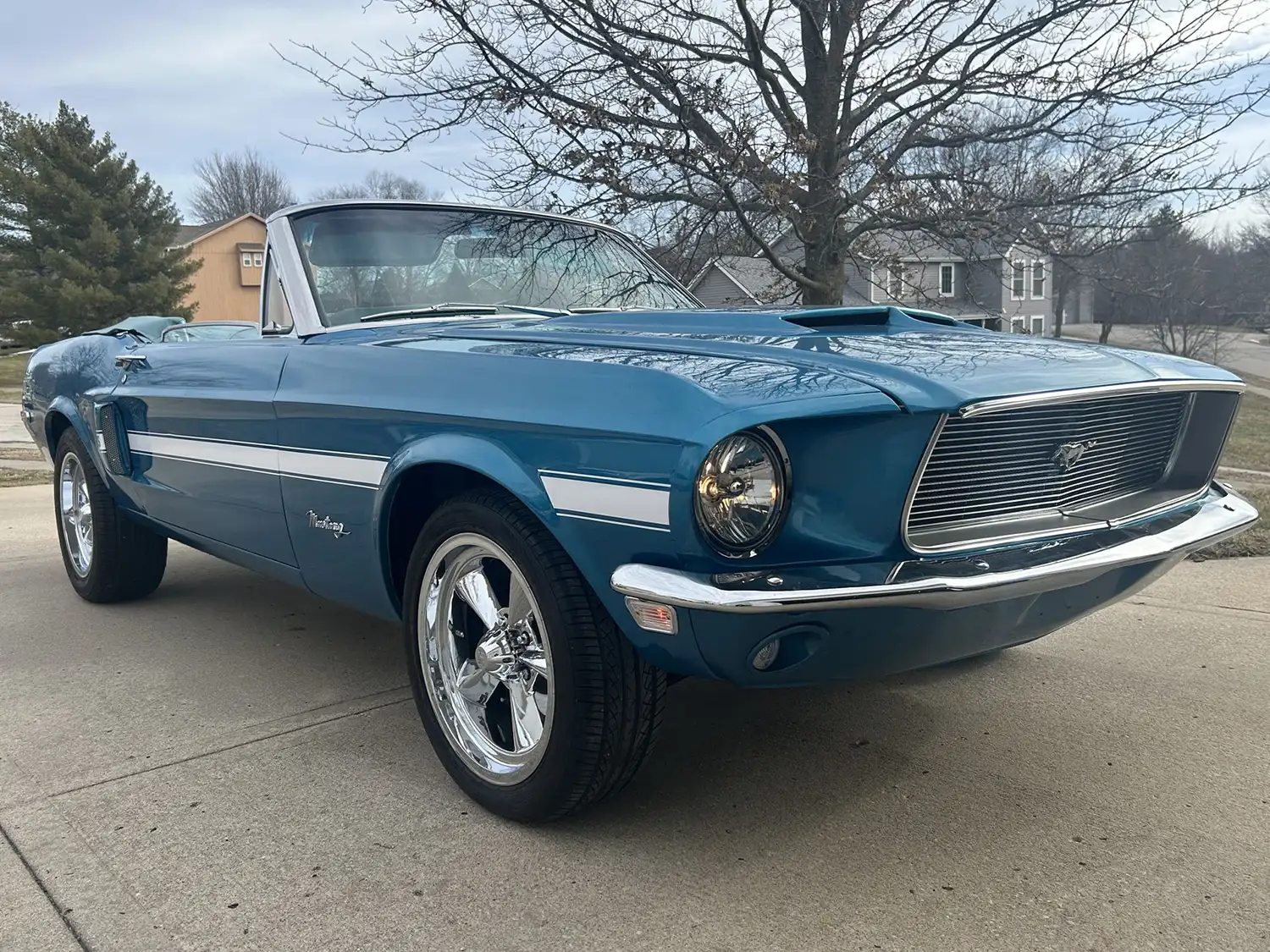 1968 Ford Mustang Convertible GT/CS Tribute: A Unique Restomod Build