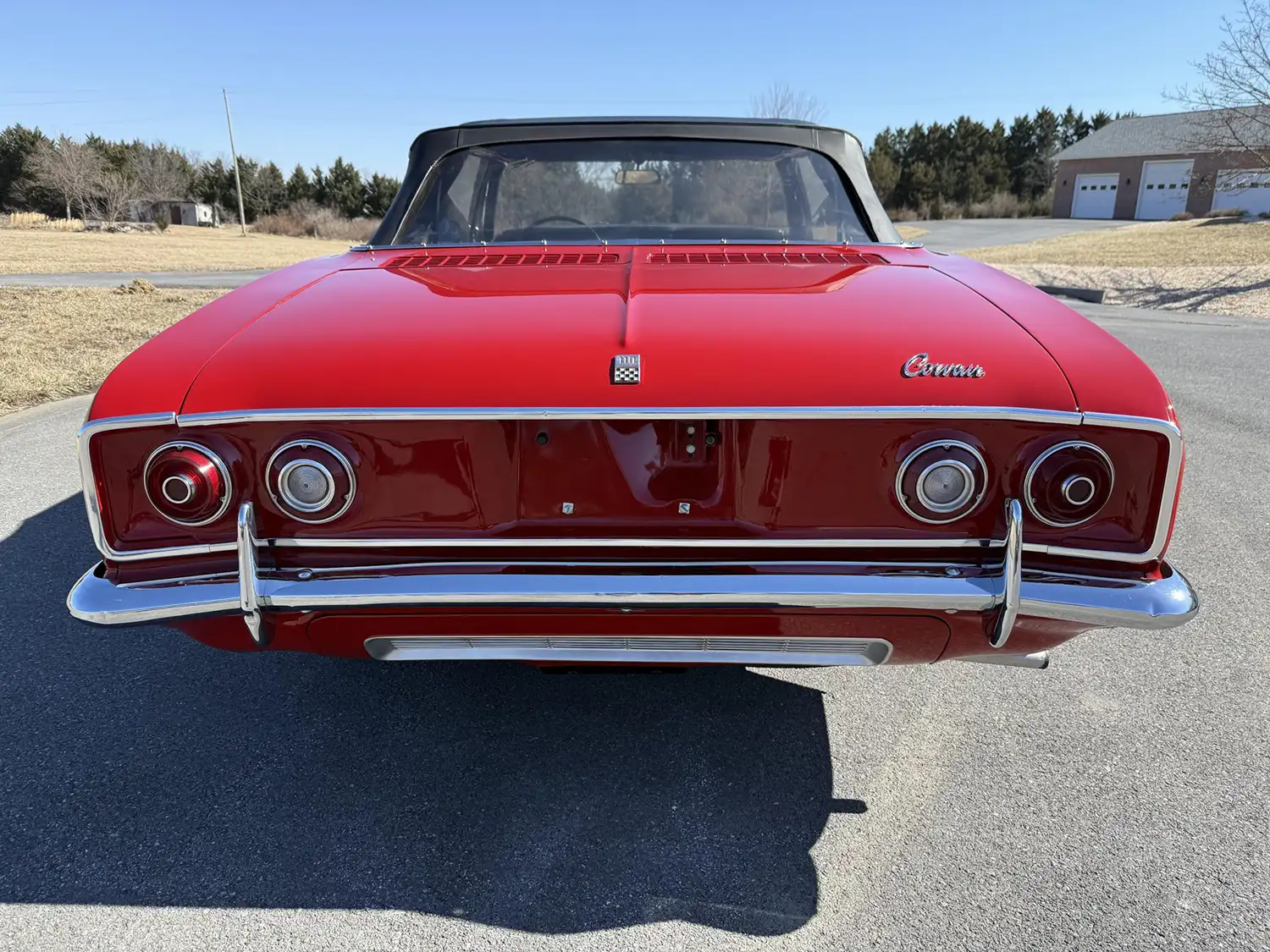 Red Roadster Reverie: A 1968 Chevrolet Corvair Monza Convertible’s Family Legacy