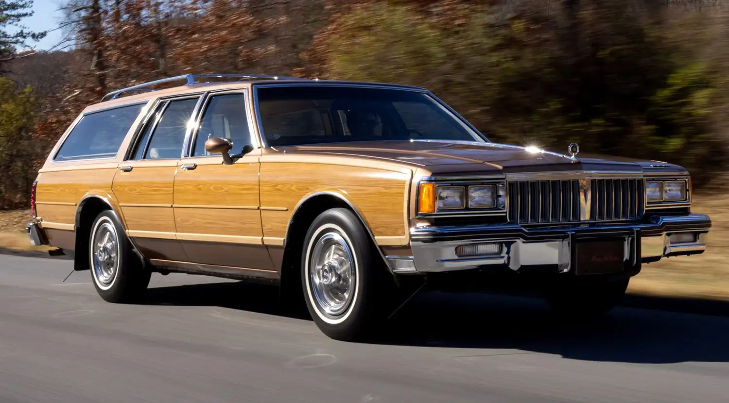 1987 Pontiac Safari Wagon: Dark Chestnut Metallic with Tan Interior