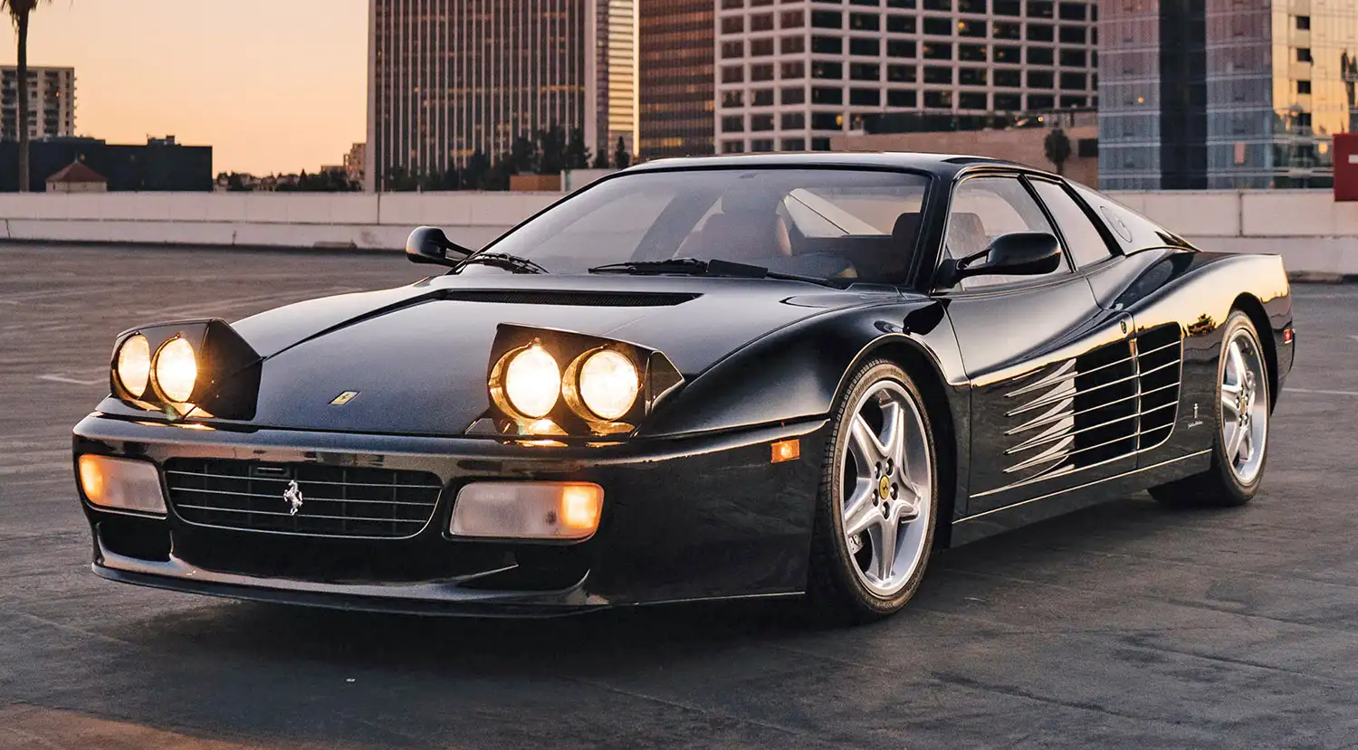 Ferrari 512 TR: A Black Beauty with a Rare Maroon Interior