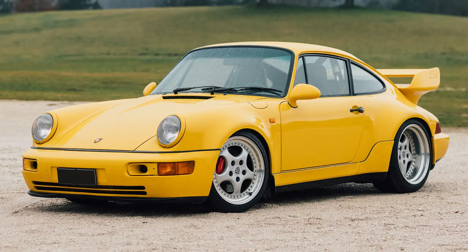 Speed Yellow Spectre: 1993 Porsche 911 Carrera RS 3.8’s Rare Breed