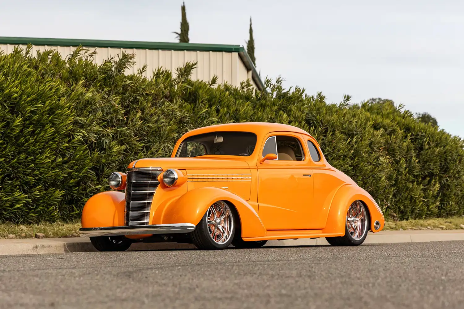 Copper Comet: A 1938 Chevrolet Business Coupe with Modern Muscle and Classic Grace