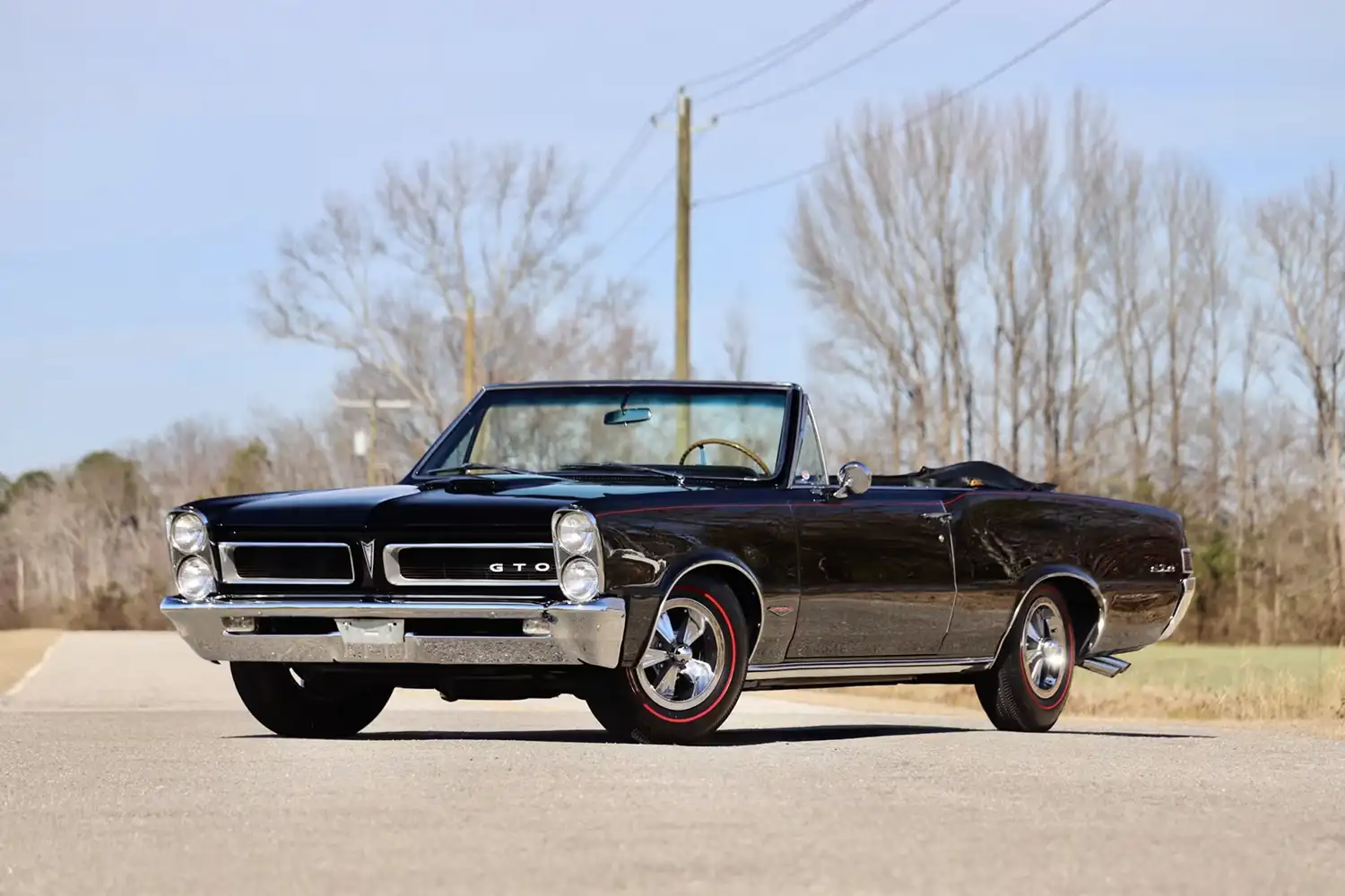 Black Beauty: A ’65 Pontiac GTO Convertible