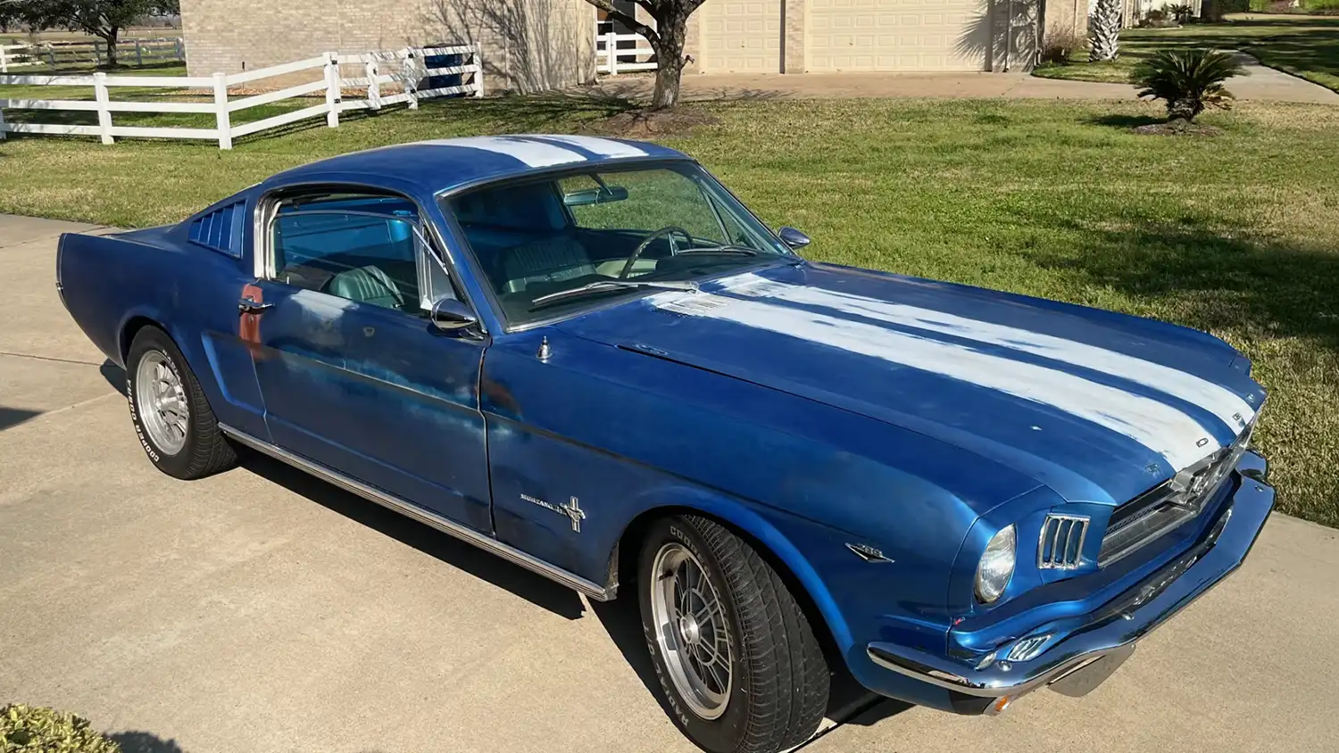 ’65 Mustang Fastback: Blue Beauty with a Story