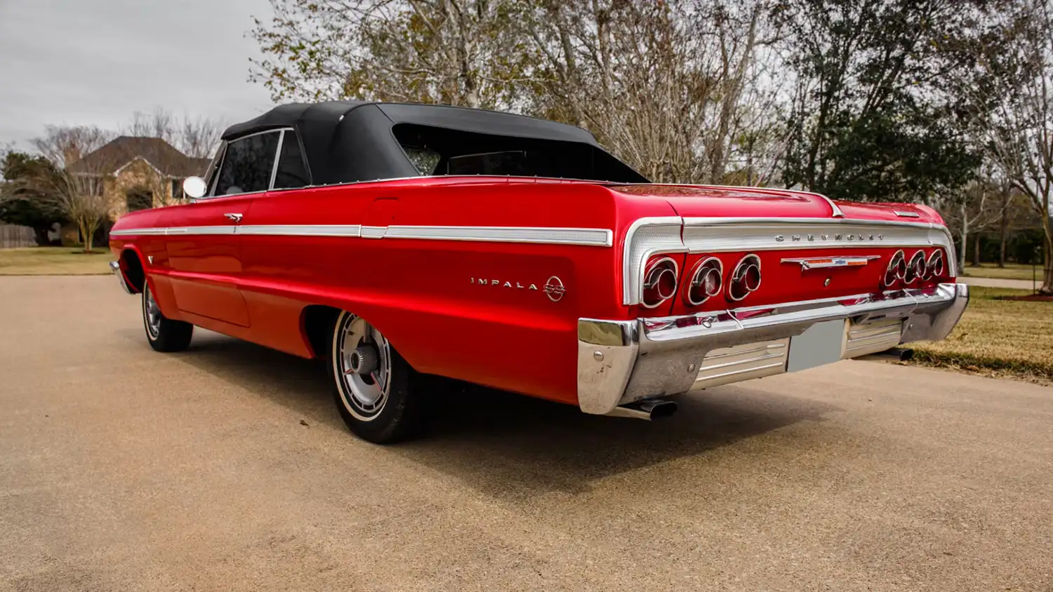 1964 Chevrolet Impala SS Convertible: 327ci V8, Vintage Air, Top Down Fun