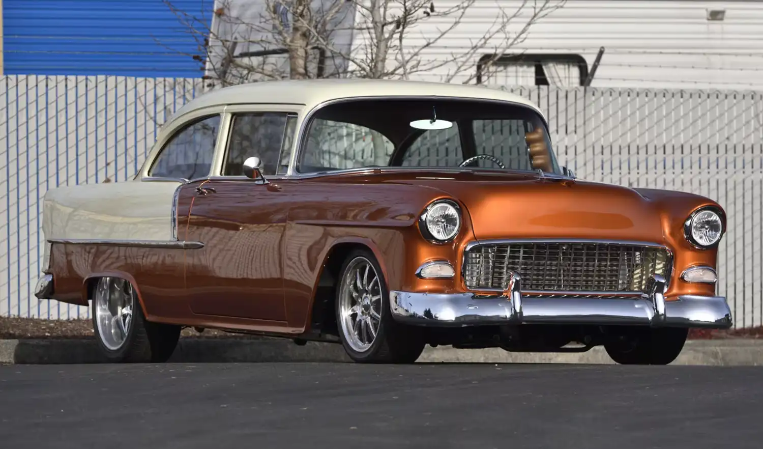 1955 Chevrolet 210 Custom Hardtop: Copper and Cream Dream