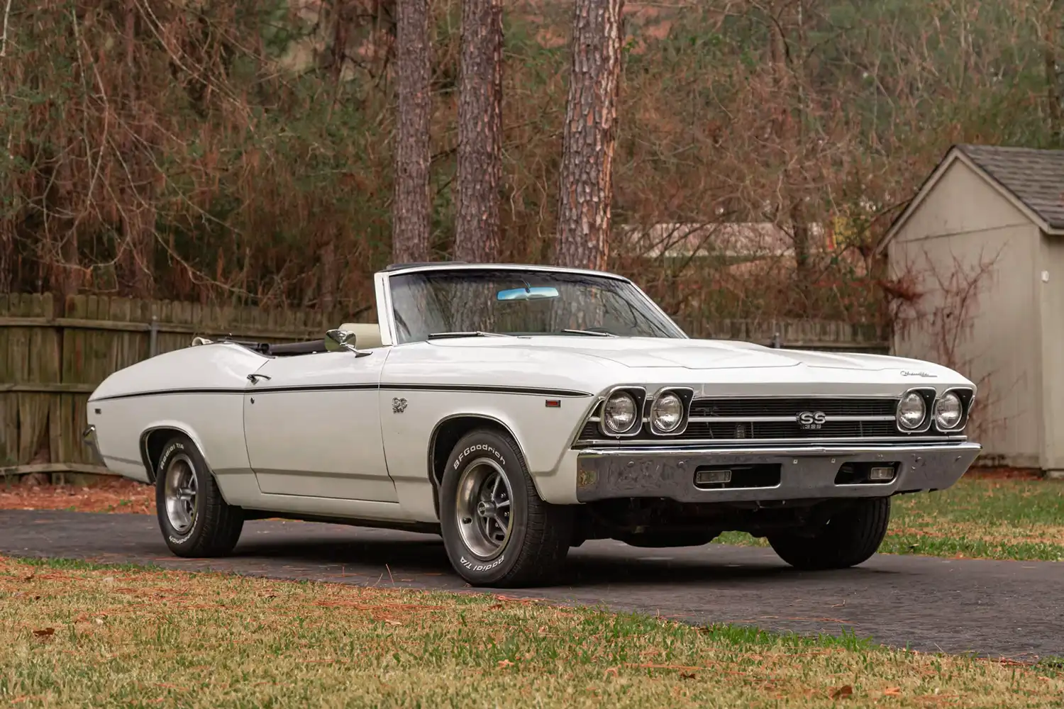 White Lightning: A 1969 Chevrolet Chevelle SS Convertible’s Pure Muscle Thunder