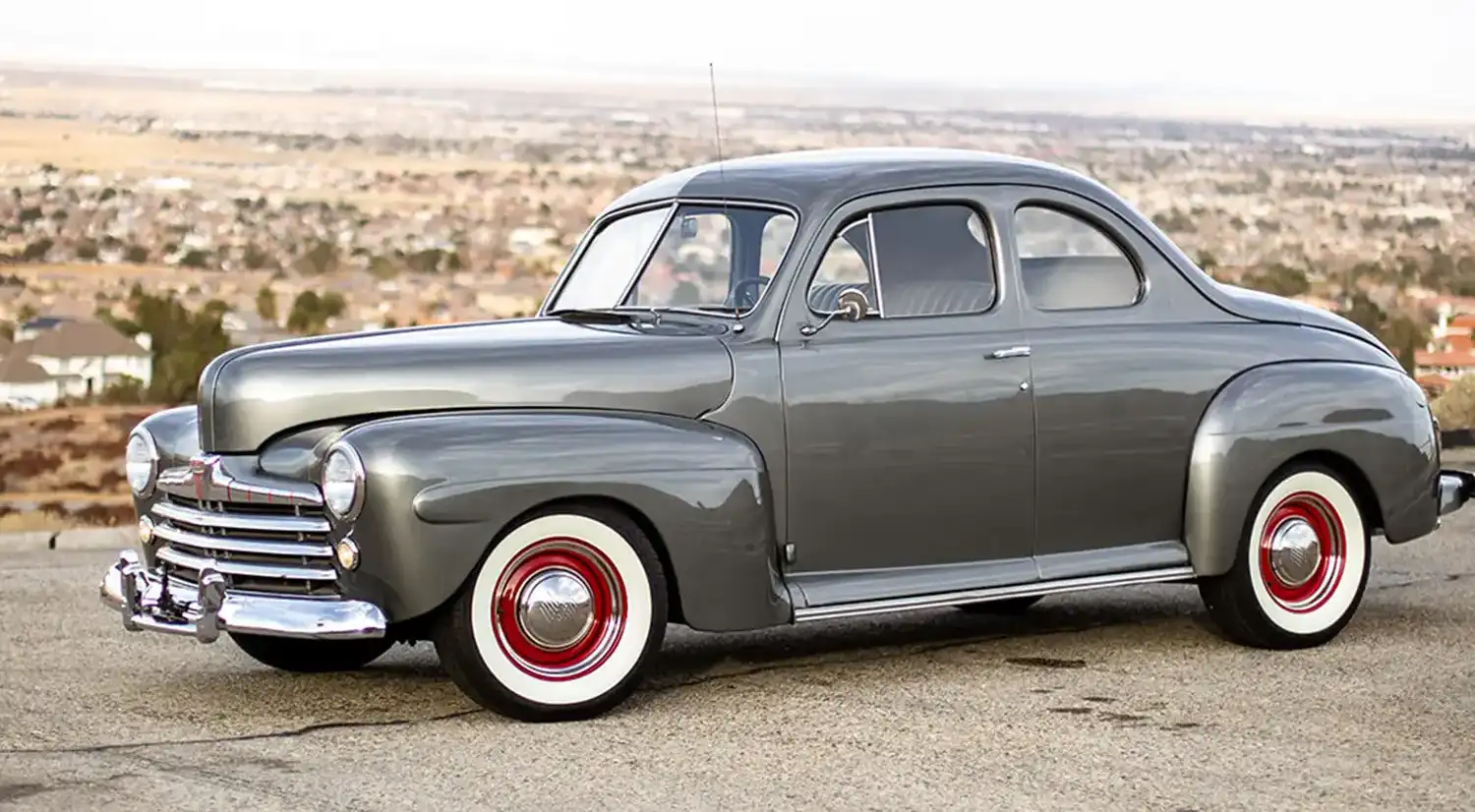 Classic Cool: A 1946 Ford Deluxe Coupe with a Modern Twist