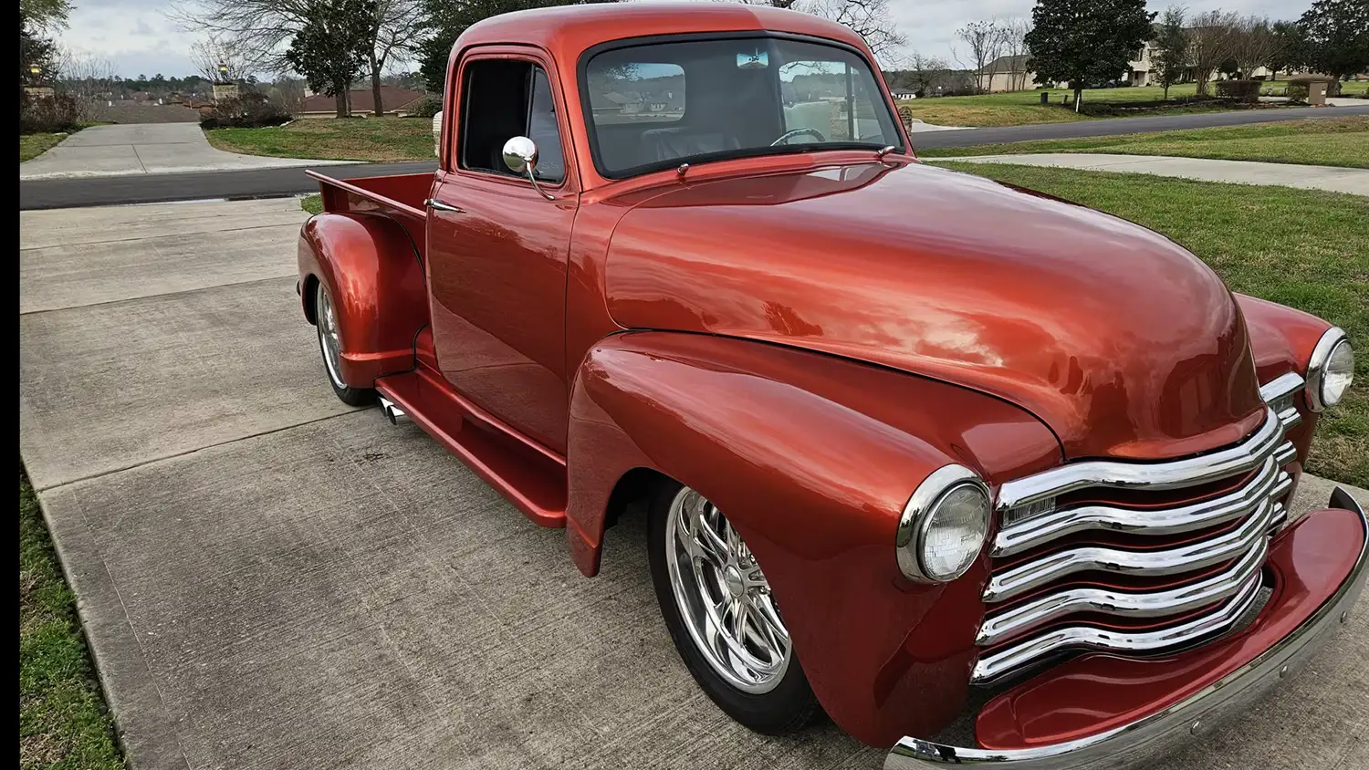 1952 Chevy 3100: Sunset Pearl Dream – A Classic Pickup Reimagined