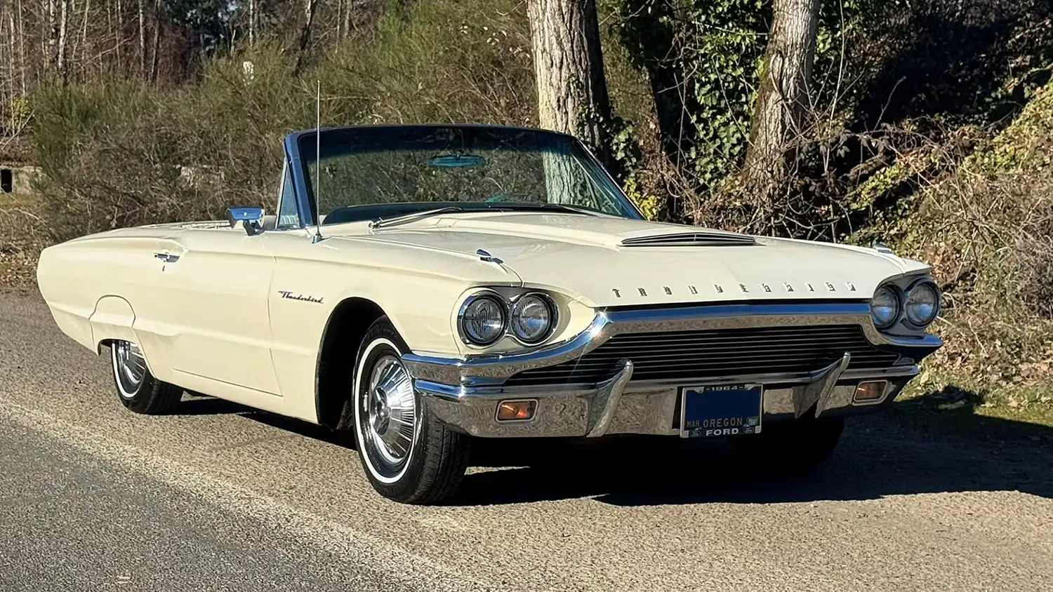 White Lightning: The Iconic 1964 Ford Thunderbird Convertible