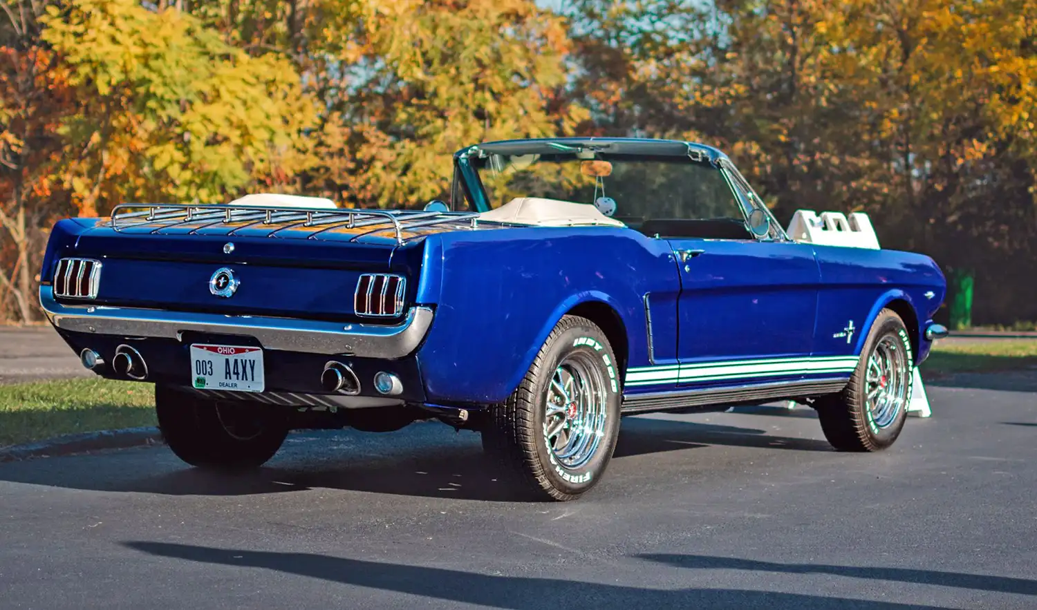 1965 Ford Mustang Convertible: A Blue Sky Vintage Dream