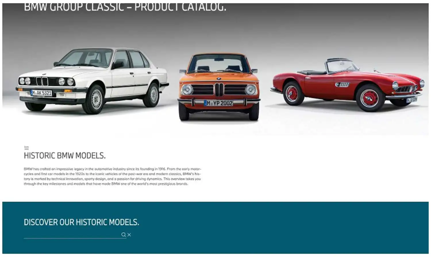 Classic Clicks: BMW Opens its Vault of Automotive History Online