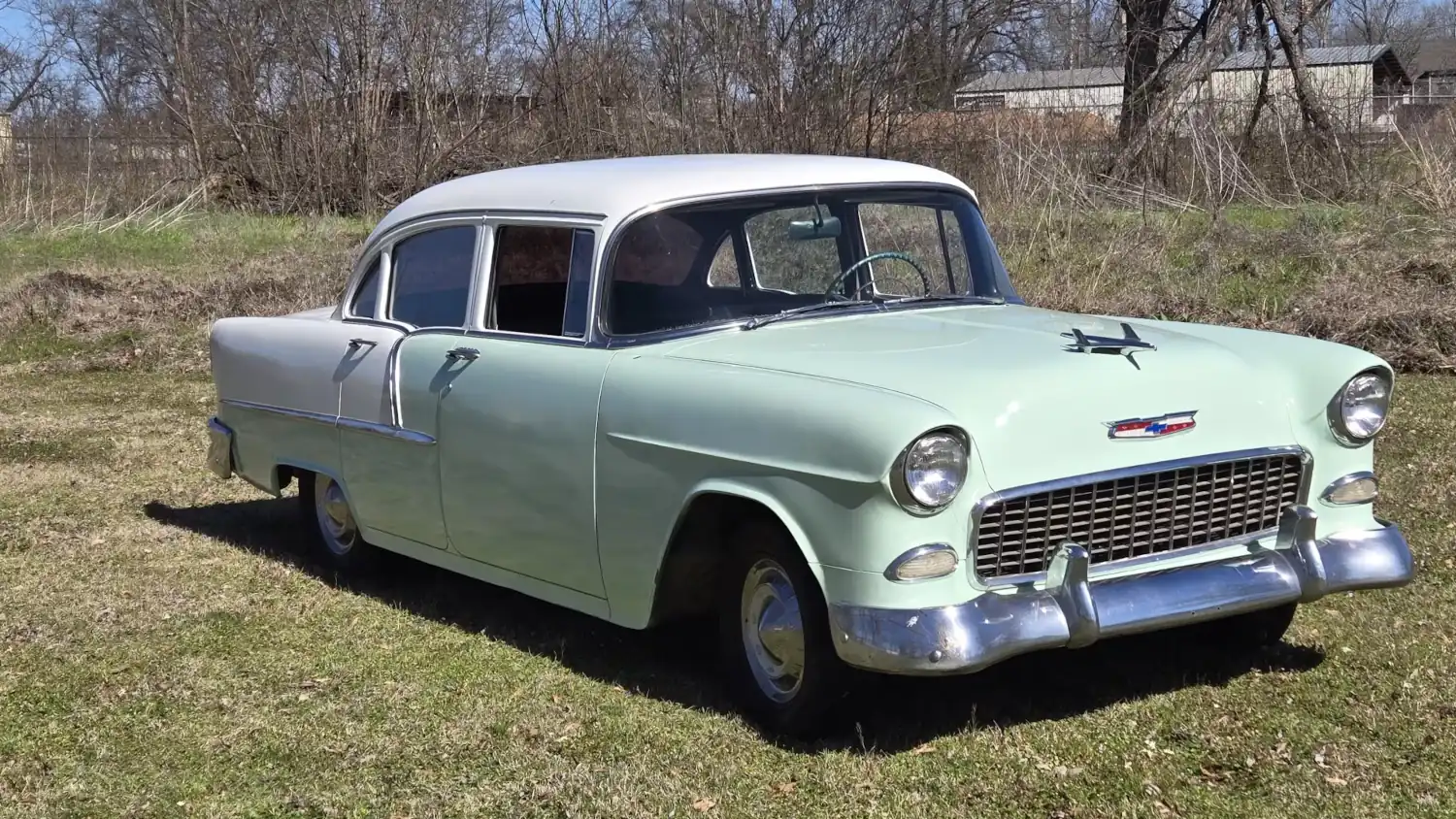 Mint Marvel: 1955 Chevrolet Bel Air Sedan, 235 Inline-6, Barn Find Originality