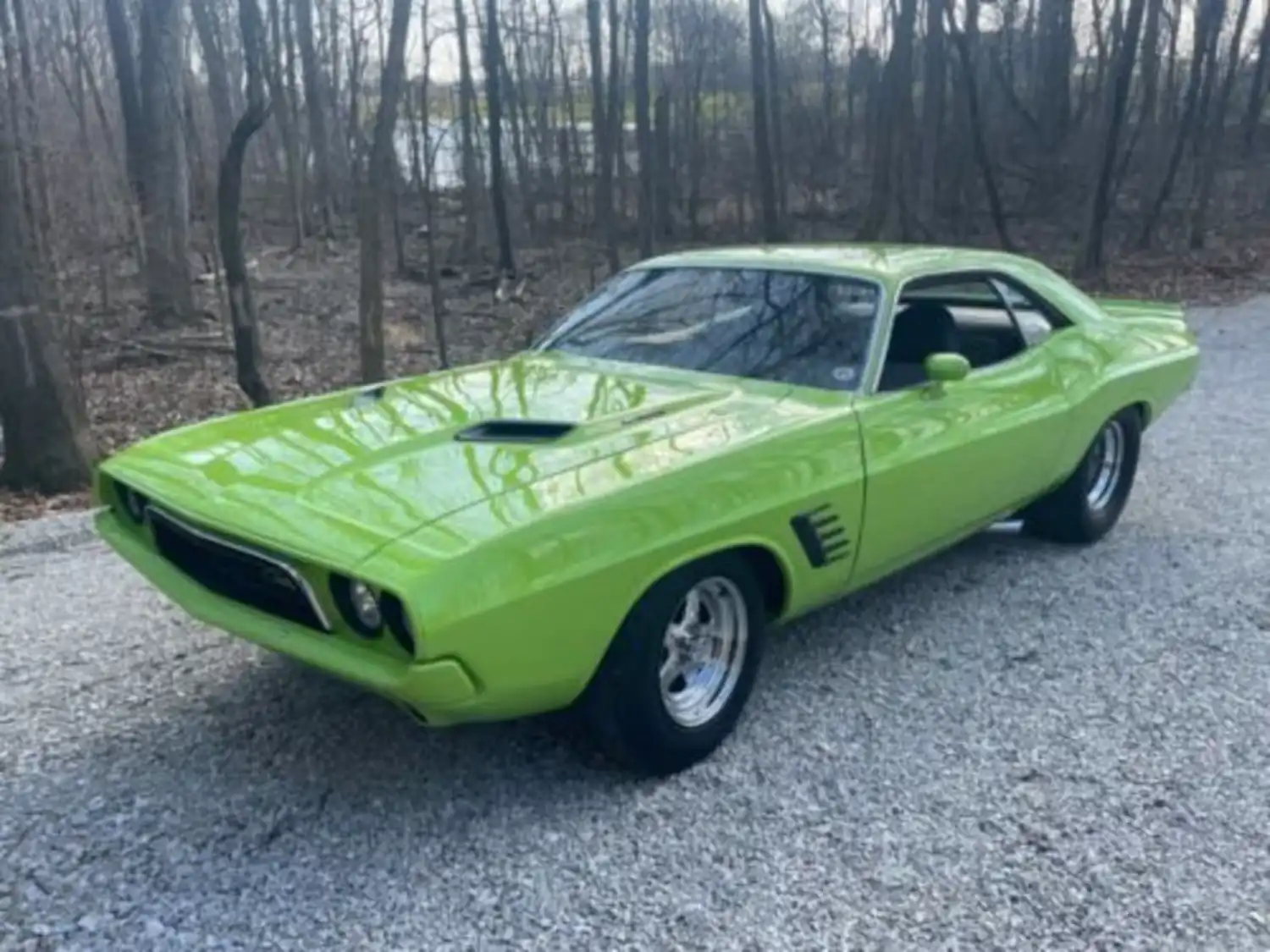 Green Machine: 1972 Dodge Challenger with Custom Flair Hits Houston Auction