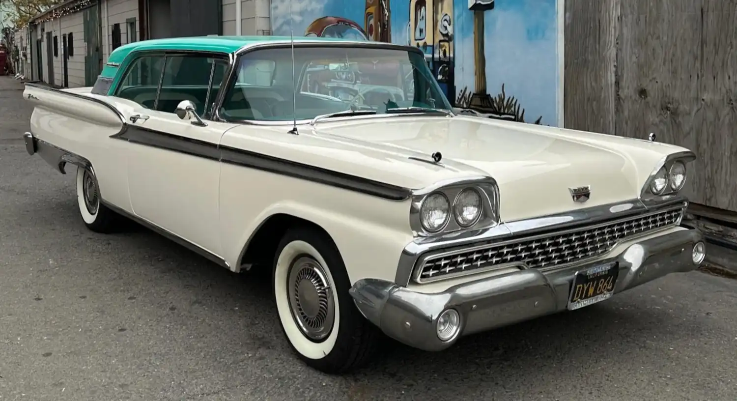 Turquoise Tide: 1959 Ford Galaxie Club Victoria, A One-Owner Legacy