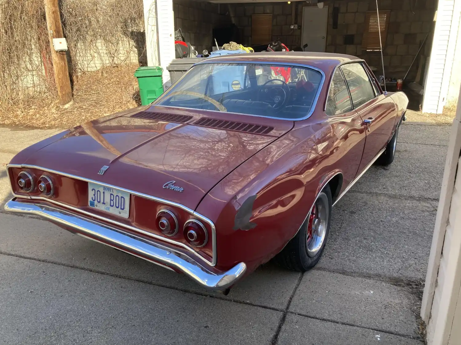 Crimson Canvas: 1966 Chevrolet Corvair Monza, A Restoration Dream