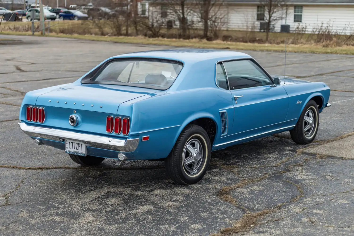 Winter’s Whisper: 1969 Ford Mustang Hardtop, Thriftpower Six and Classic Blue Charm