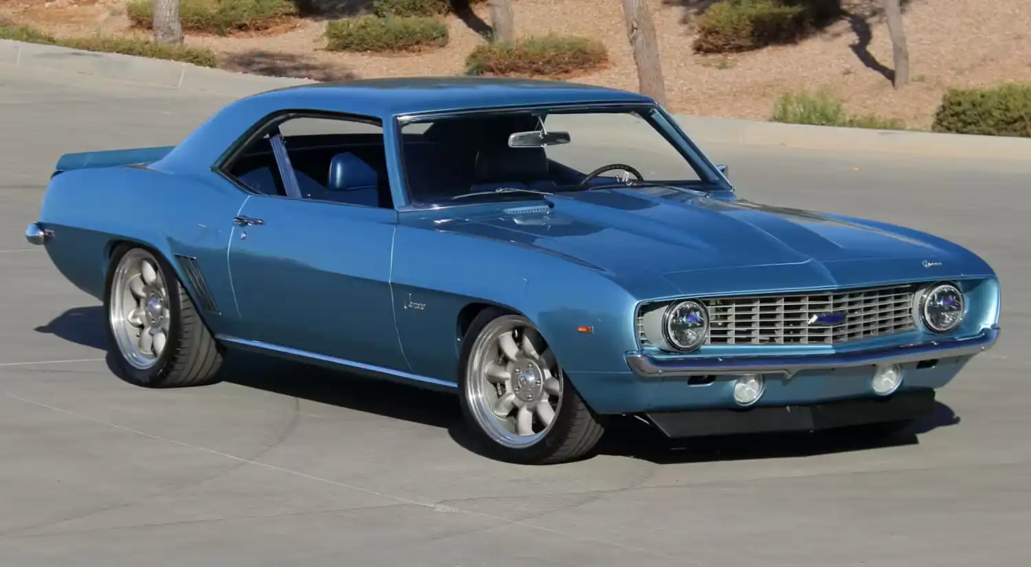 Glacier Blue Glory: 1969 Chevrolet Camaro with 570 HP LS Power