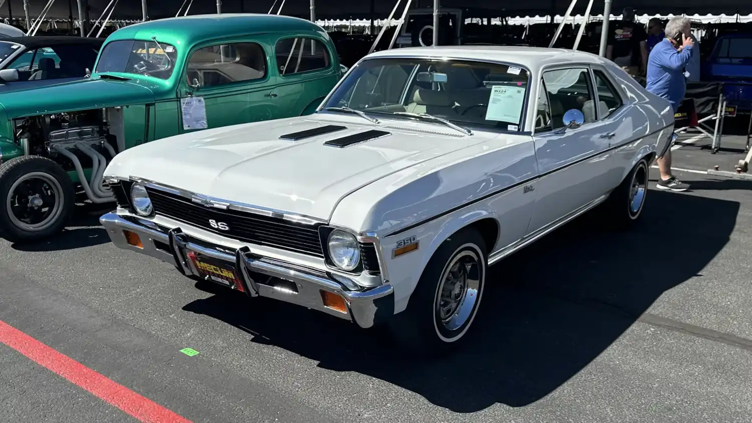 The ’72 Nova: A White Canvas of Classic American Power