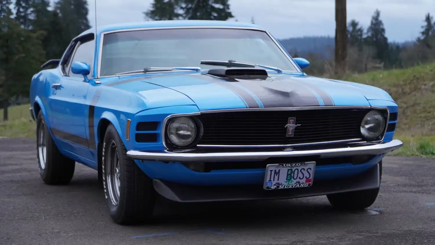 Blue Thunder: 1970 Mustang Fastback, Small Block Power and Boss 302 Style