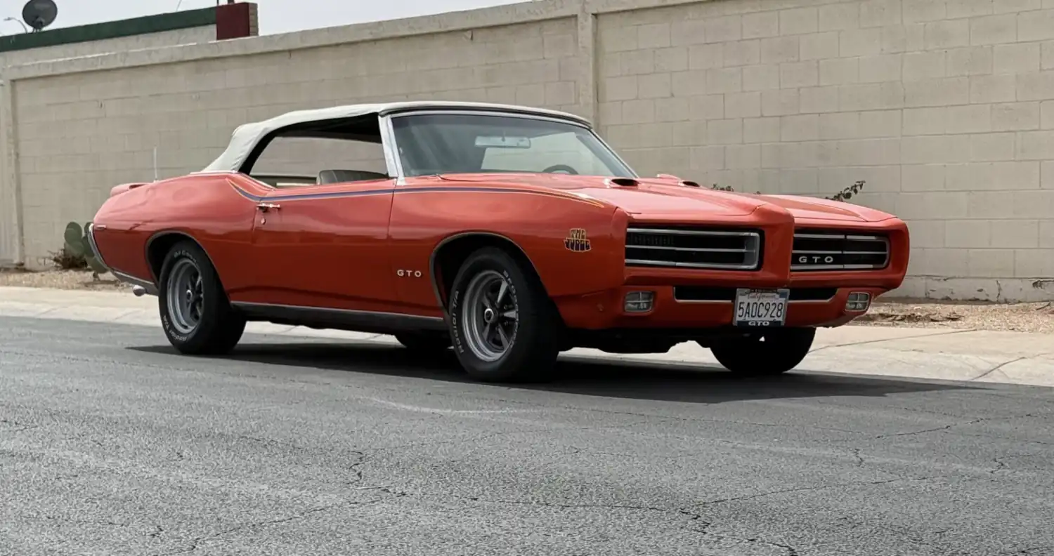 Red Revelation: 1969 Pontiac GTO Convertible, Matching Numbers 400 and Four-Speed Thrills