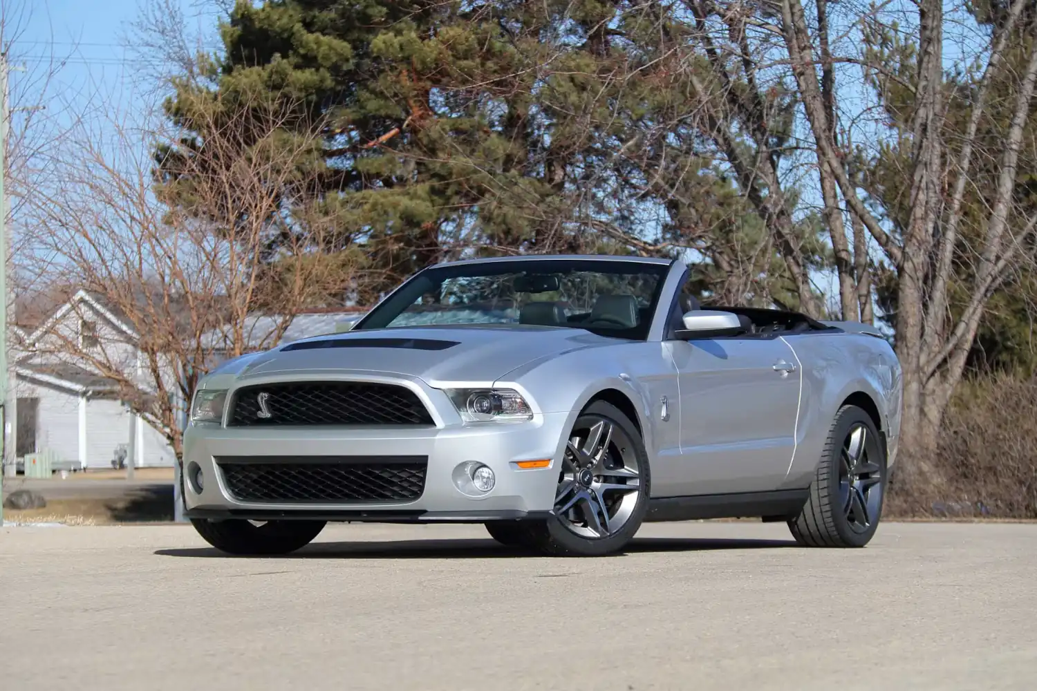 Silver Serpent: 2012 Ford Shelby GT500 Convertible, Supercharged 5.4L, 6-Speed Muscle Open-Air