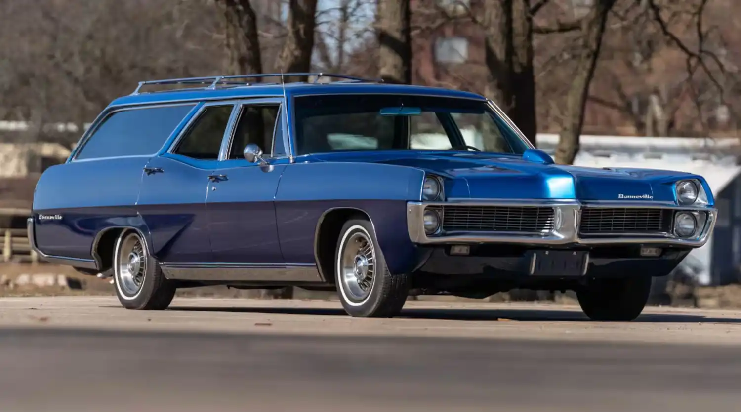 Blue Baron: 1967 Pontiac Bonneville Wagon, 400 V8 and Classic Family Grandeur