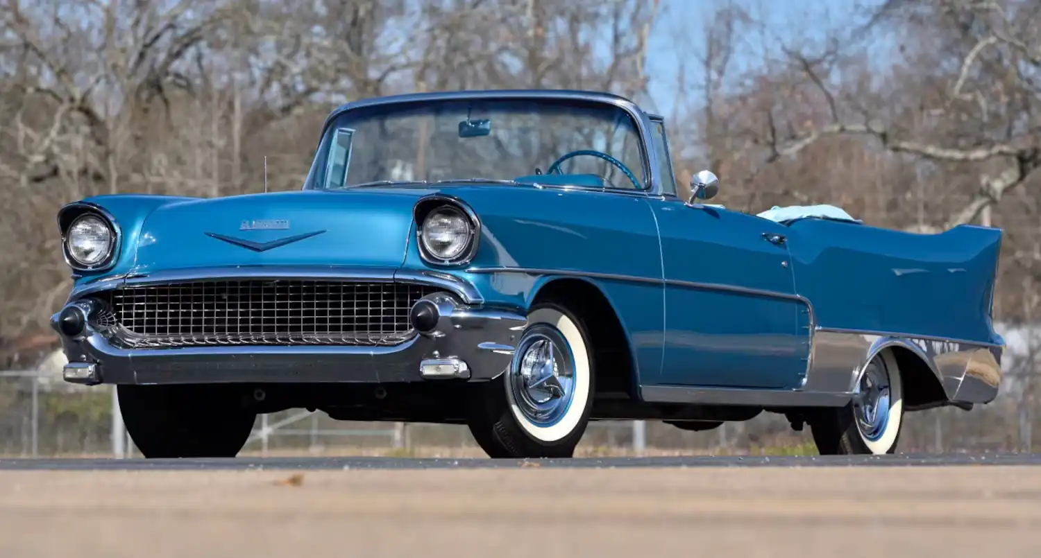 Harbor Hues & History: The 1957 Chevrolet El Morocco Convertible, A Rare Gem of American Automotive Artistry