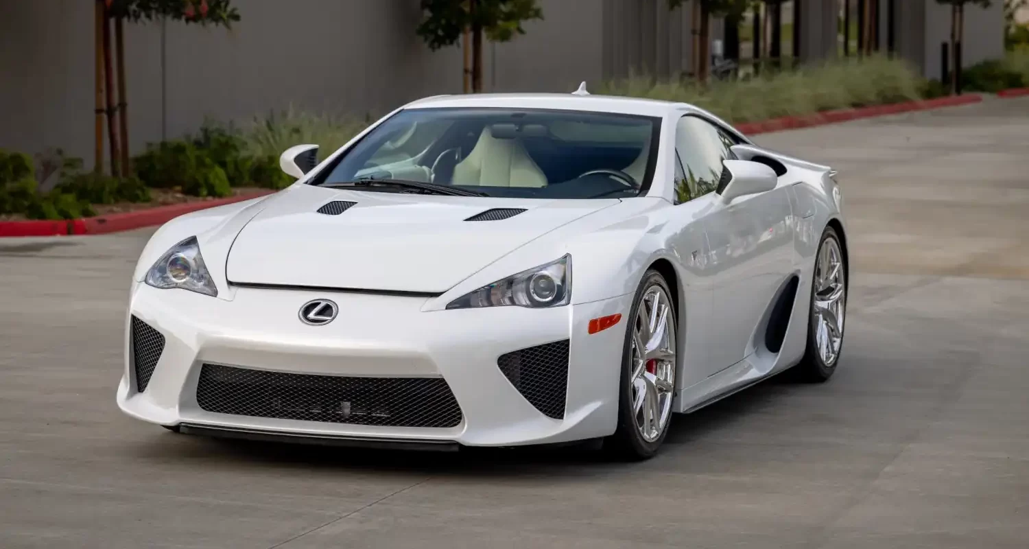 Pearl White Perfection: 2012 Lexus LFA with Minimal Mileage and V10 Power