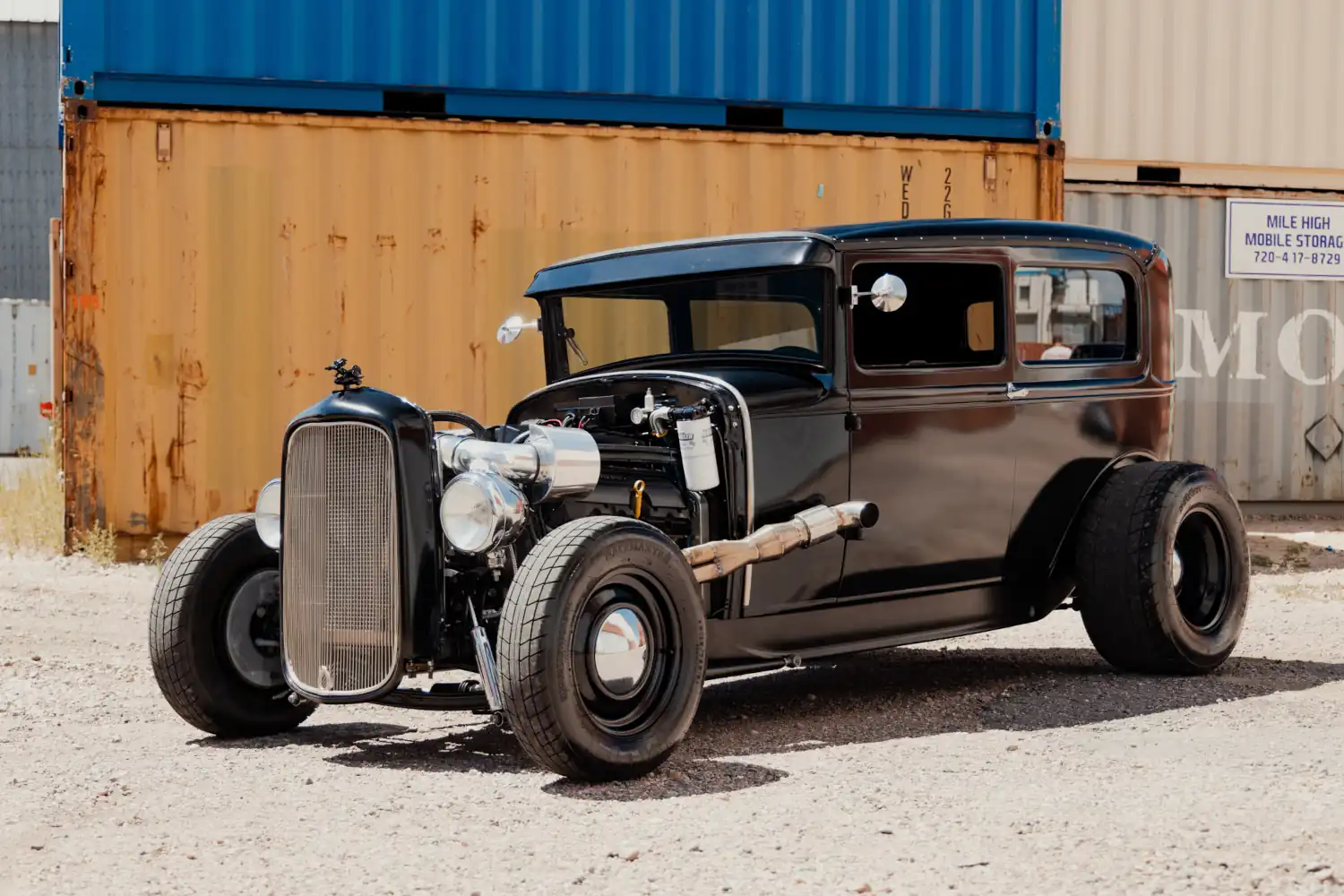 Coyote Chop Top: The 1930 Ford Model A Tudor’s Modern Muscle Makeover