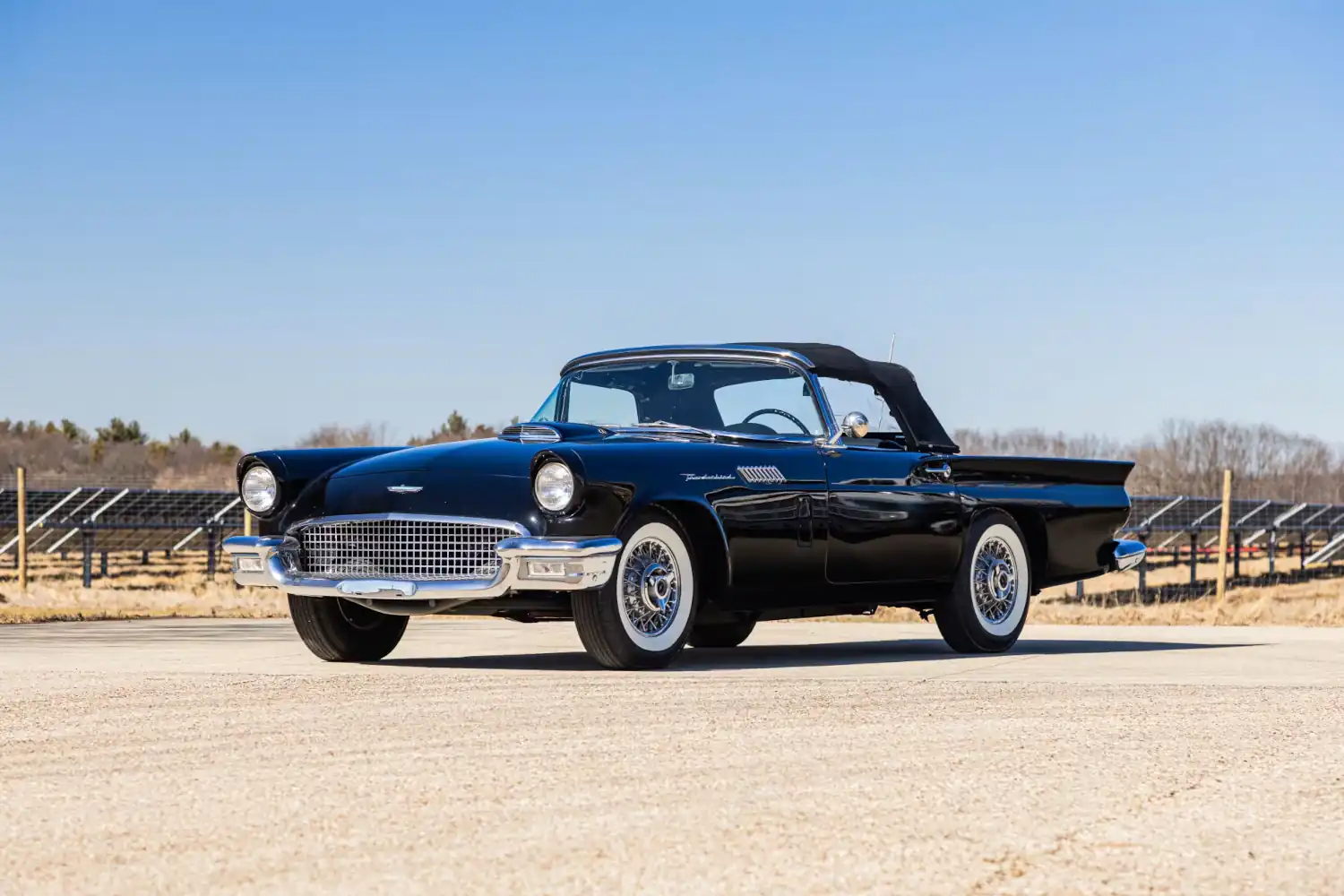 Black Swan: 1957 Ford Thunderbird E-Code Convertible, Dual-Quad 312, Limited Edition Elegance