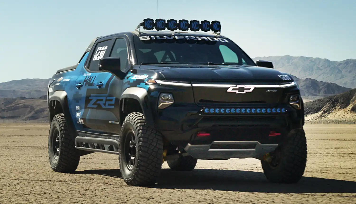 1,100 HP EV: Chevrolet Silverado ZR2 Concept Powers Through the Desert