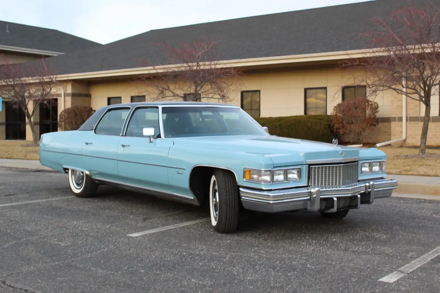 Jennifer Blue Majesty: 1975 Cadillac Fleetwood Sixty Special Brougham, A 500 CI V8 Classic