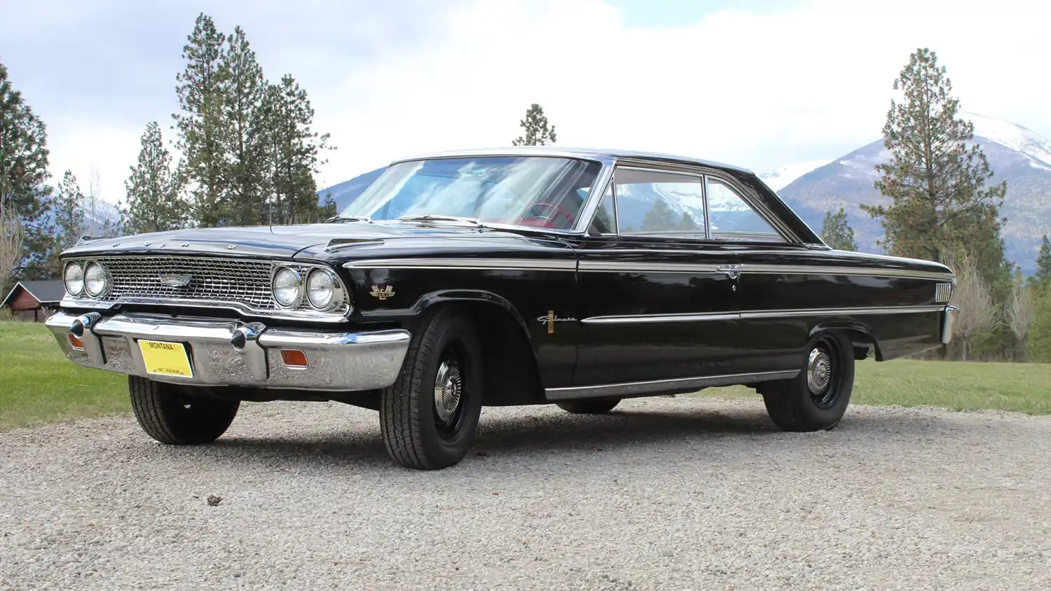1963 Ford Galaxie 500 R-Code: A Black Beauty with a 427 Side Oiler