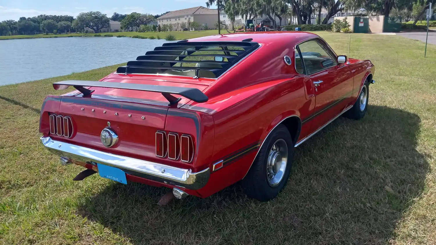 1969 Ford Mustang Mach 1: Candyapple Red with 351 V8 and 4-Speed